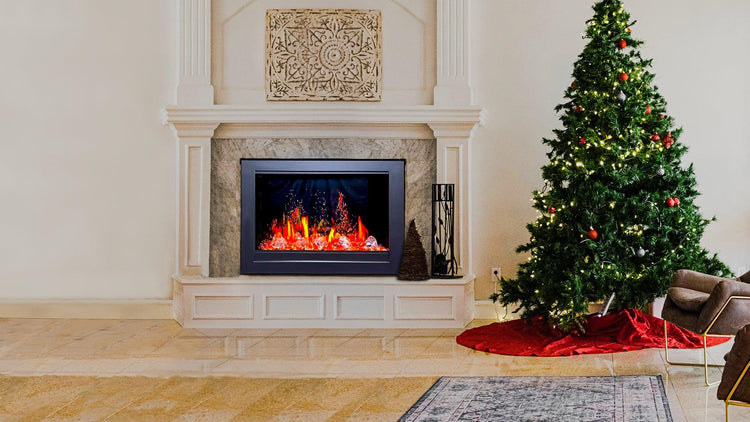 Smart electric insert | 30"-33"-38" | Wall-mount | Multi-color - ZopaFlame Fireplaces
