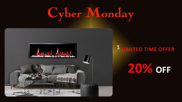 Black Friday & Cyber Monday, Double Savings! 20% OFF + $100 Cashback! Discount Code: SAVE20 - ZopaFlame Fireplaces