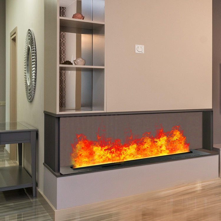 Water Vapor 40 inches linear fireplace for living room