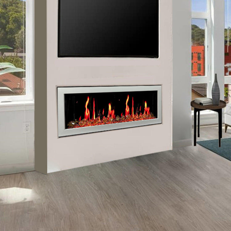 White Trim fireplaces - ZopaFlame Fireplaces