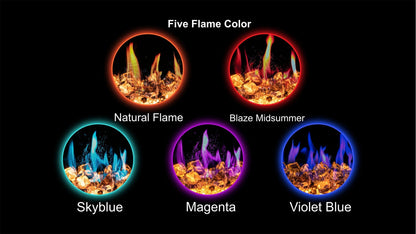 Zopaflame Crystals Decor Media Kit for 75-78 inch fireplace