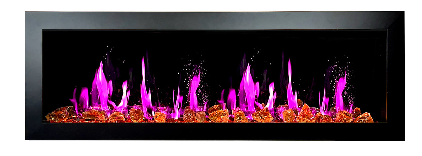 Zopaflame 58-in Electric Fireplace Black Trim Kit  