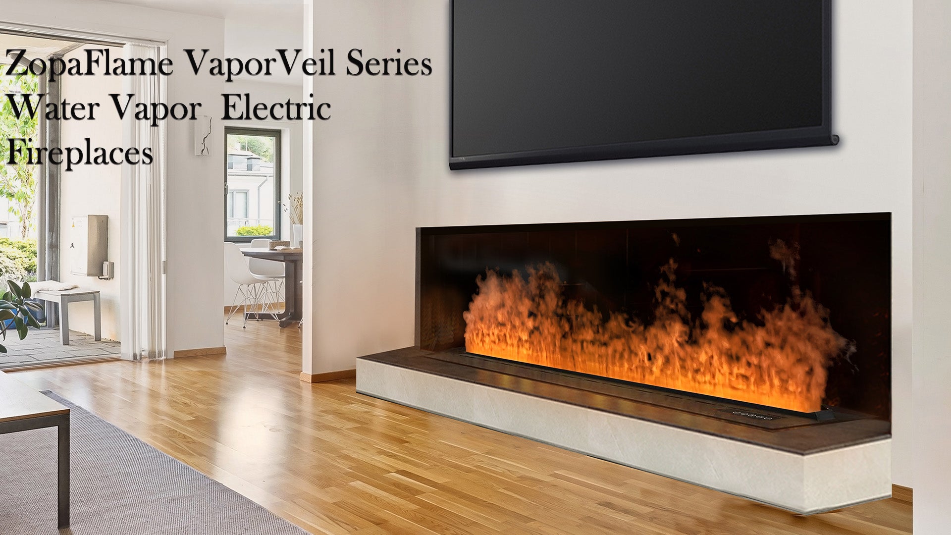 Charger la vidéo : Smart Fireplace Insert