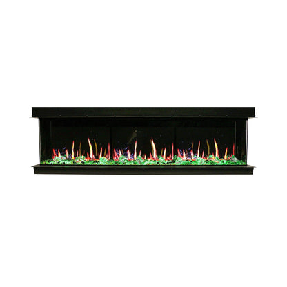 TriStar Three Side 50Inch Linear Electric Fireplace - BC19500V - ZopaFlame Fireplaces