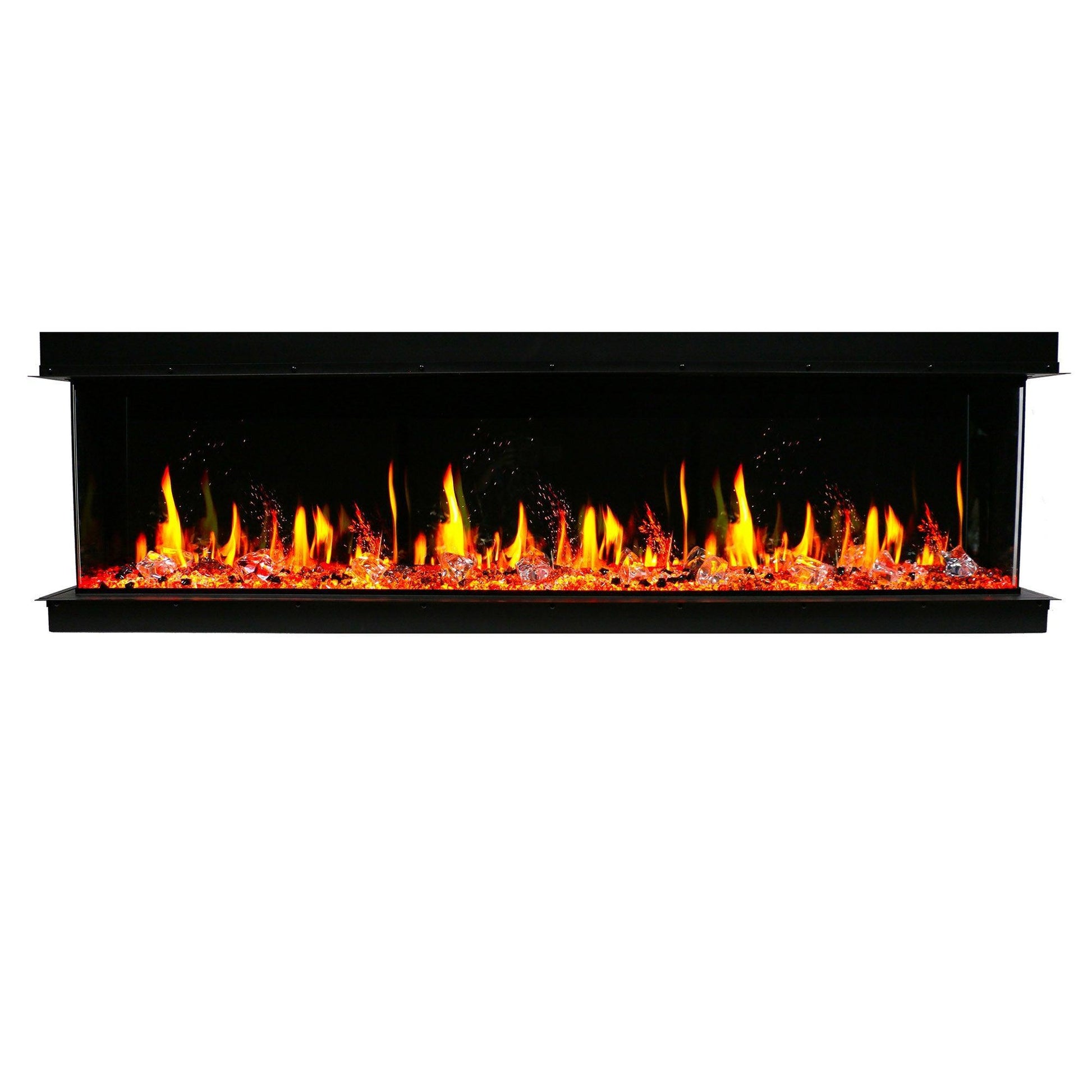 TriStar Three Side 60Inch Linear Smart Electric Fireplace - BC19600V - ZopaFlame Fireplaces