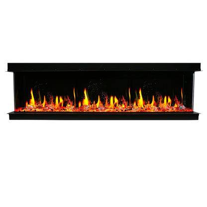 TriStar Three Side 60Inch Linear Smart Electric Fireplace - BC19600V - ZopaFlame Fireplaces