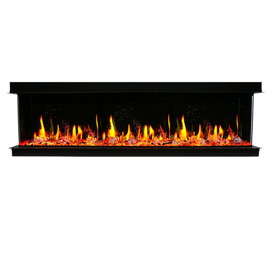 TriStar Three Side 60Inch Linear Smart Electric Fireplace - BC19600V - ZopaFlame Fireplaces
