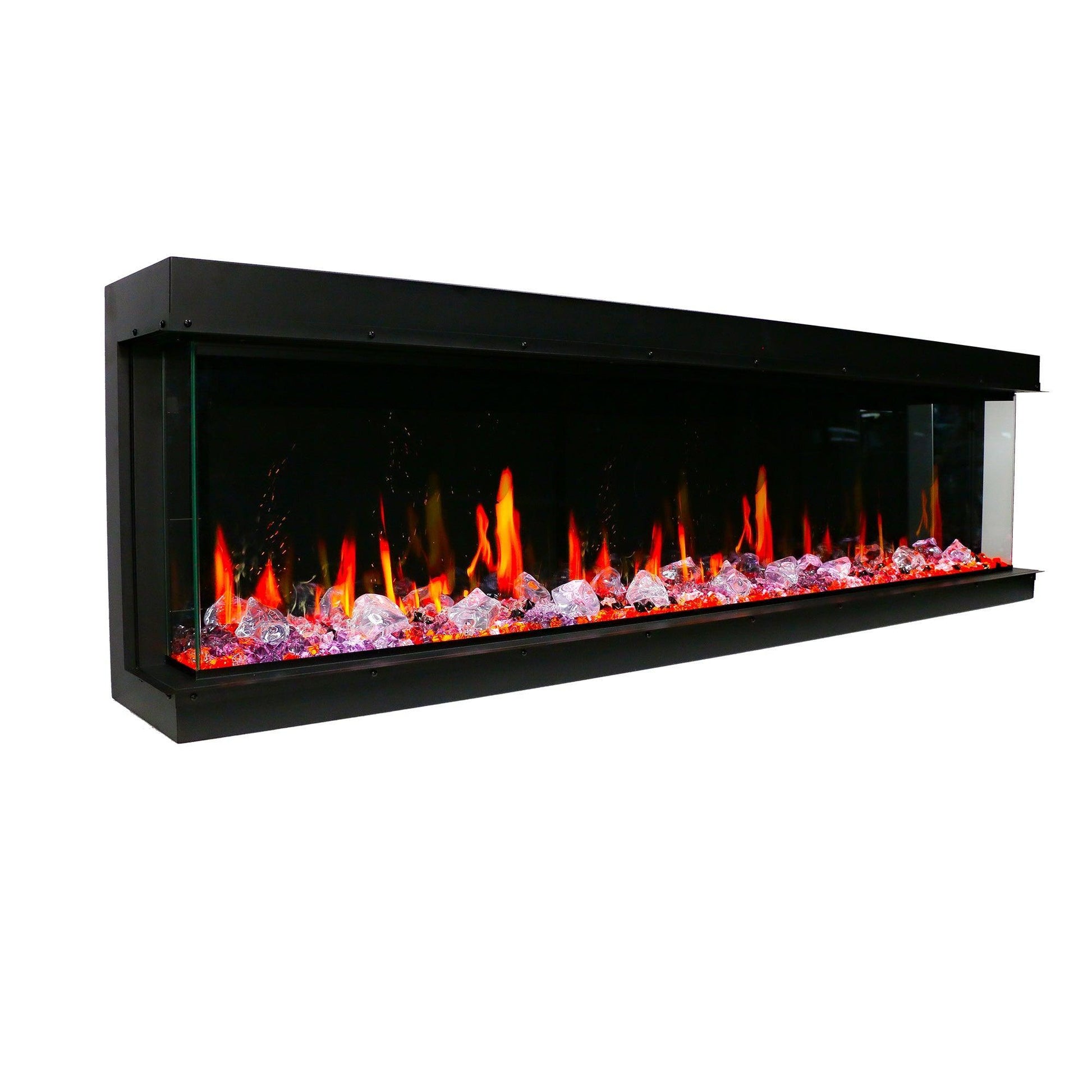 TriStar Three Side 60Inch Linear Smart Electric Fireplace - BC19600V - ZopaFlame Fireplaces