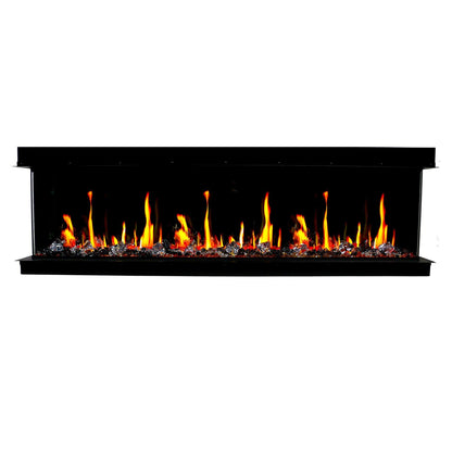 TriStar Three Side 60Inch Linear Smart Electric Fireplace - BC19600V - ZopaFlame Fireplaces