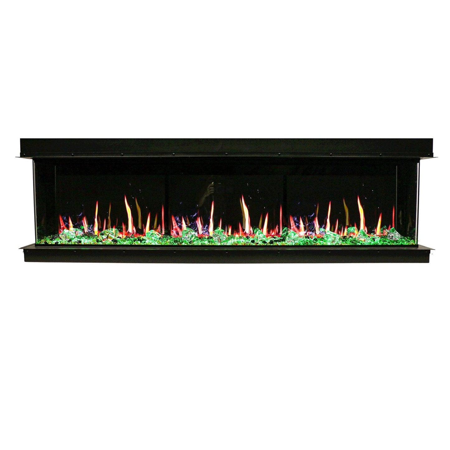 TriStar Three Side 60Inch Linear Smart Electric Fireplace - BC19600V - ZopaFlame Fireplaces