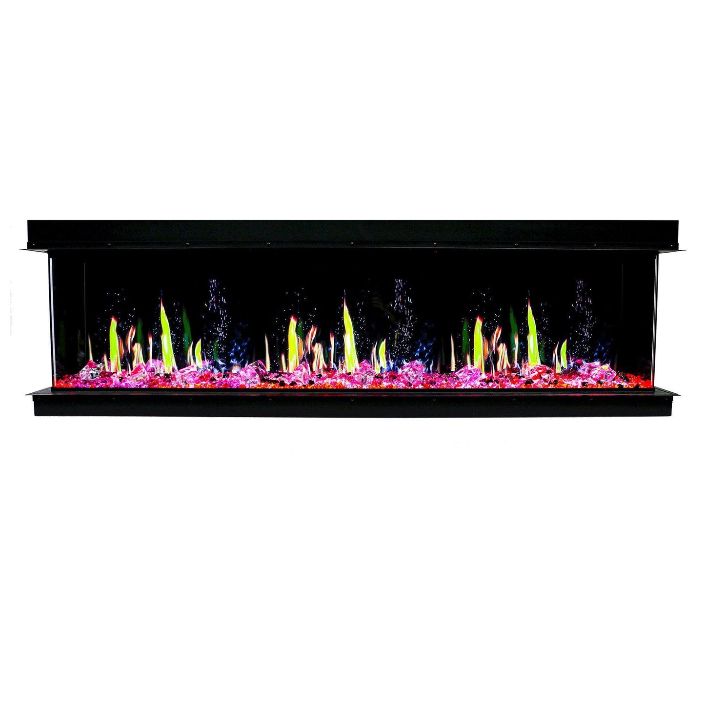 TriStar Three Side 60Inch Linear Smart Electric Fireplace - BC19600V - ZopaFlame Fireplaces