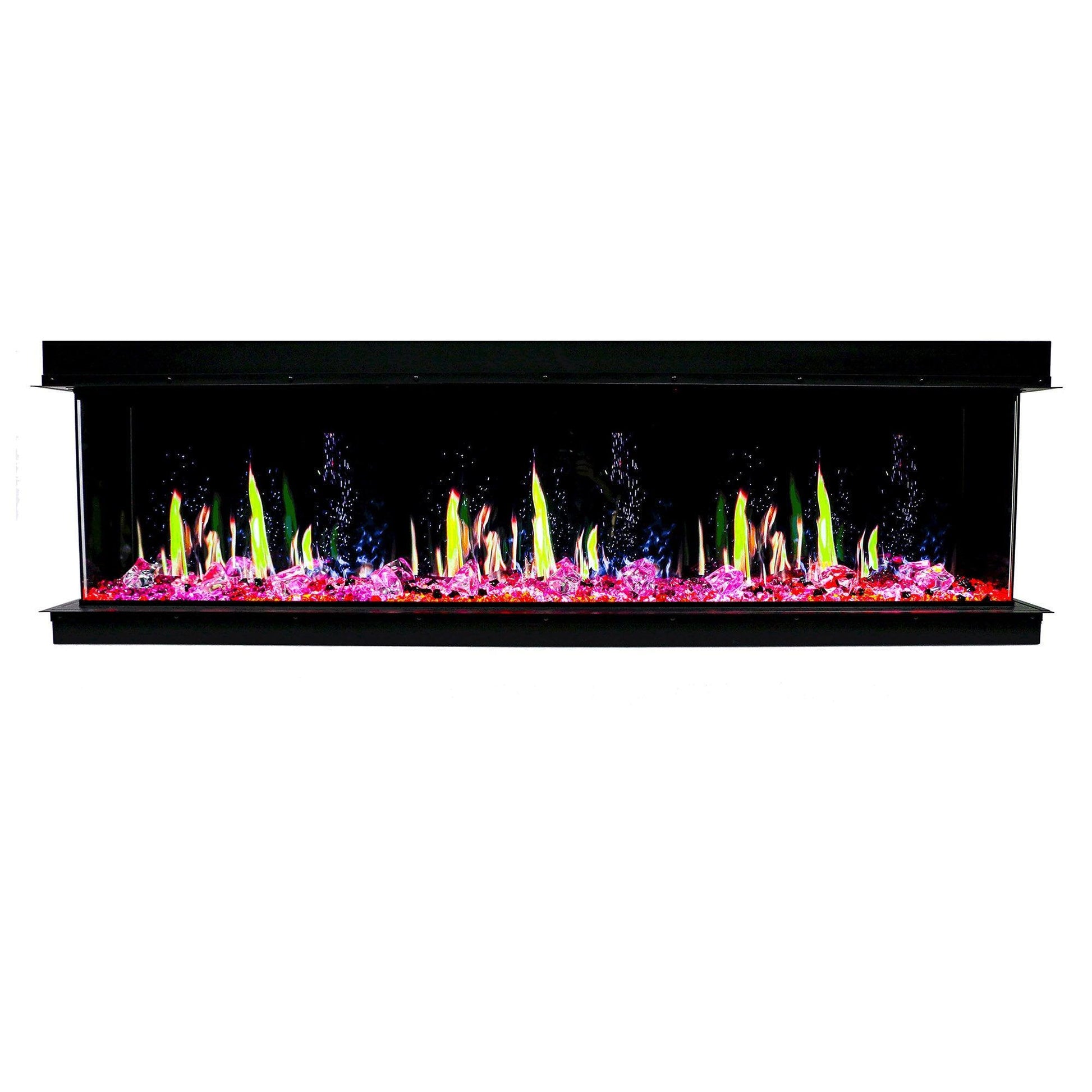 TriStar Three Side 60Inch Linear Smart Electric Fireplace - BC19600V - ZopaFlame Fireplaces