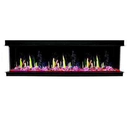 TriStar Three Side 60Inch Linear Smart Electric Fireplace - BC19600V - ZopaFlame Fireplaces