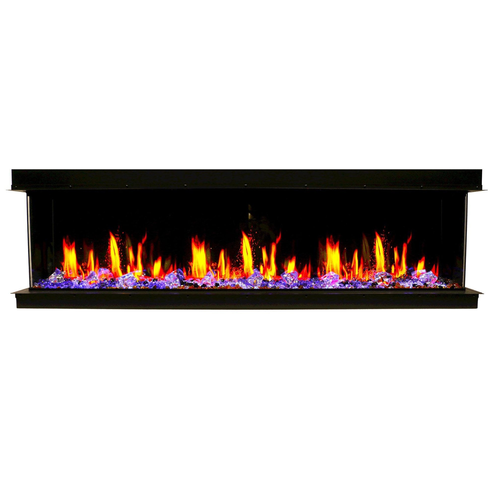 TriStar Three Side 72Inch Linear Smart Electric Fireplace - BC19720V - ZopaFlame Fireplaces