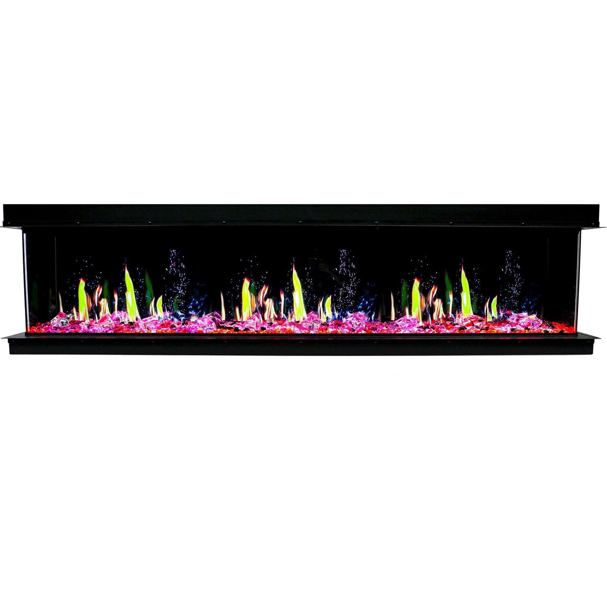 TriStar Three Side 72Inch Linear Smart Electric Fireplace - BC19720V - ZopaFlame Fireplaces