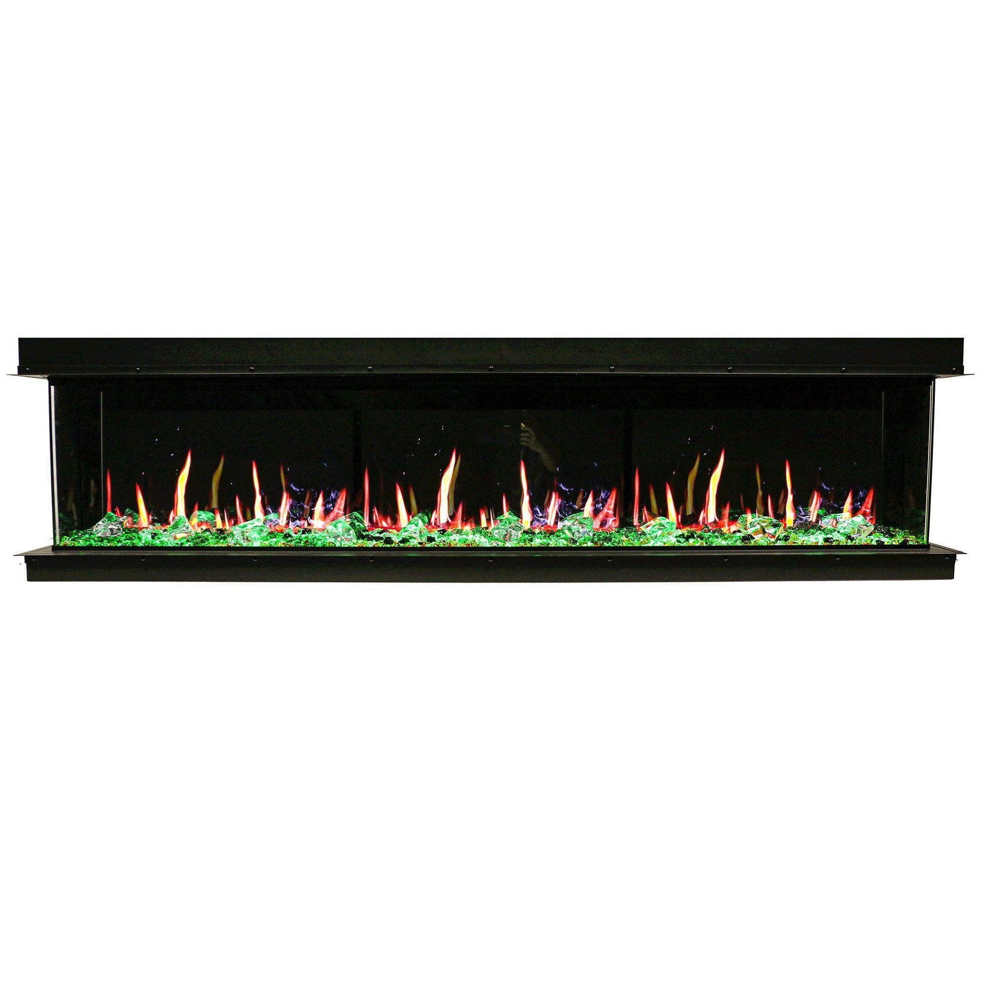 TriStar Three Side 72Inch Linear Smart Electric Fireplace - BC19720V - ZopaFlame Fireplaces