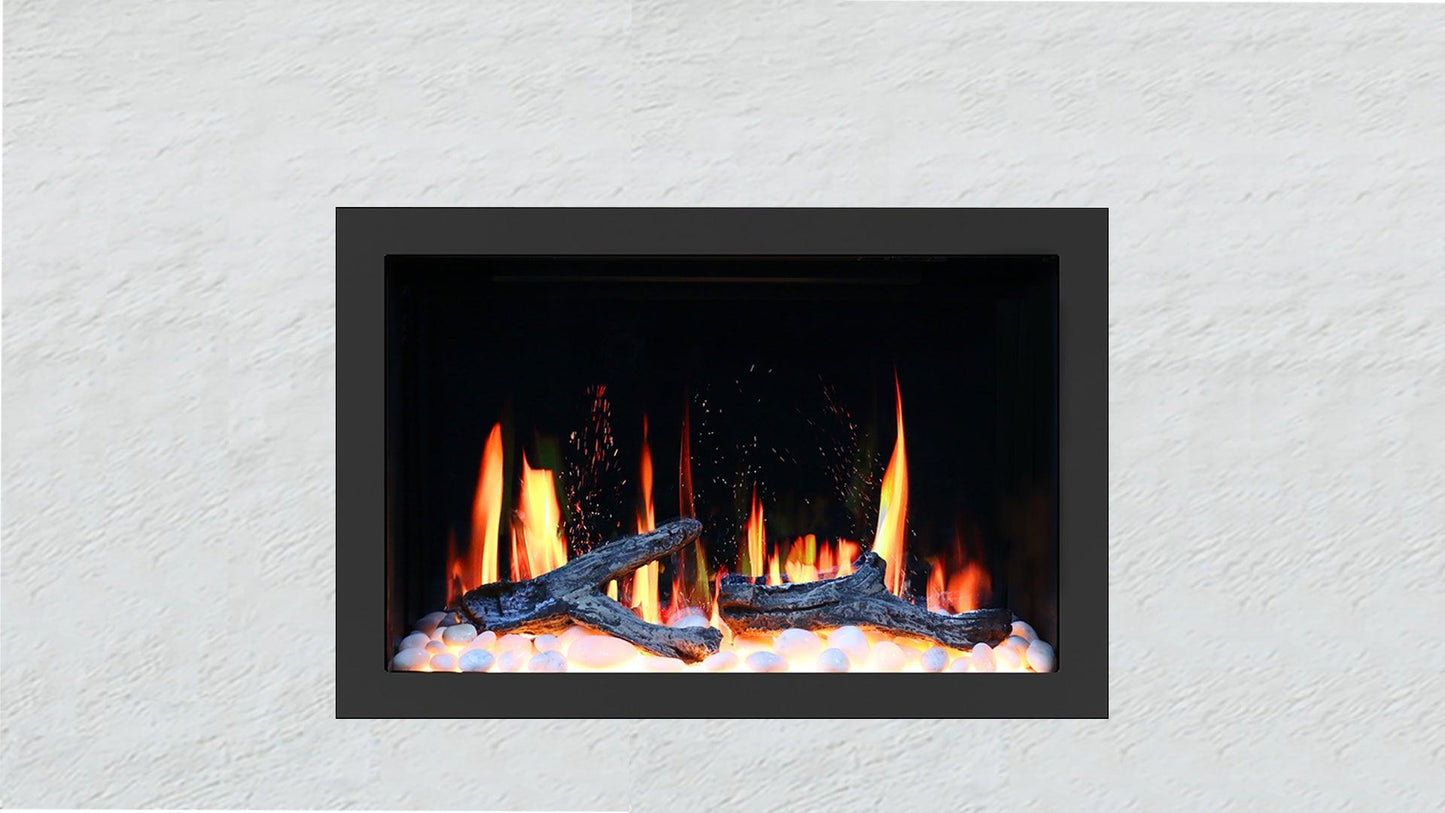 ZopaFlame™ 30" Smart Electric Fireplace Insert Black - BPSD3030 - ZopaFlame Fireplaces
