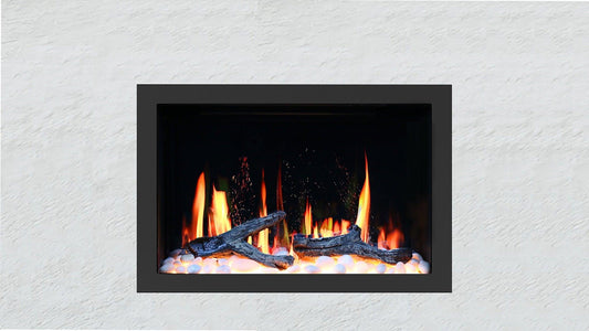 ZopaFlame™ 33" Smart Electric Fireplace Insert Black - BPSD3033 - ZopaFlame Fireplaces
