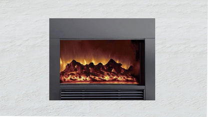 ZopaFlame™ 38" Electric Fireplace Insert Black - BTSDT303801 - ZopaFlame Fireplaces