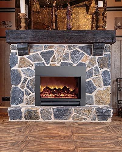 ZopaFlame™ 38" Electric Fireplace Insert Black - BTSDT303801 - ZopaFlame Fireplaces