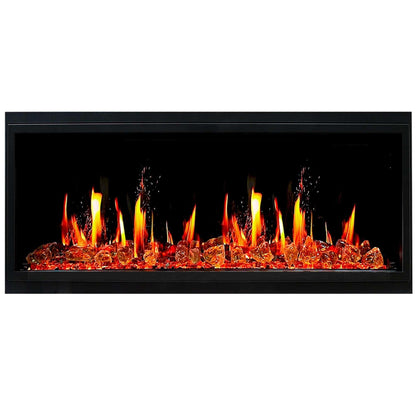 ZopaFlame™ 45" Linear Built-in Electric Fireplace - BG17455X - ZopaFlame Fireplaces