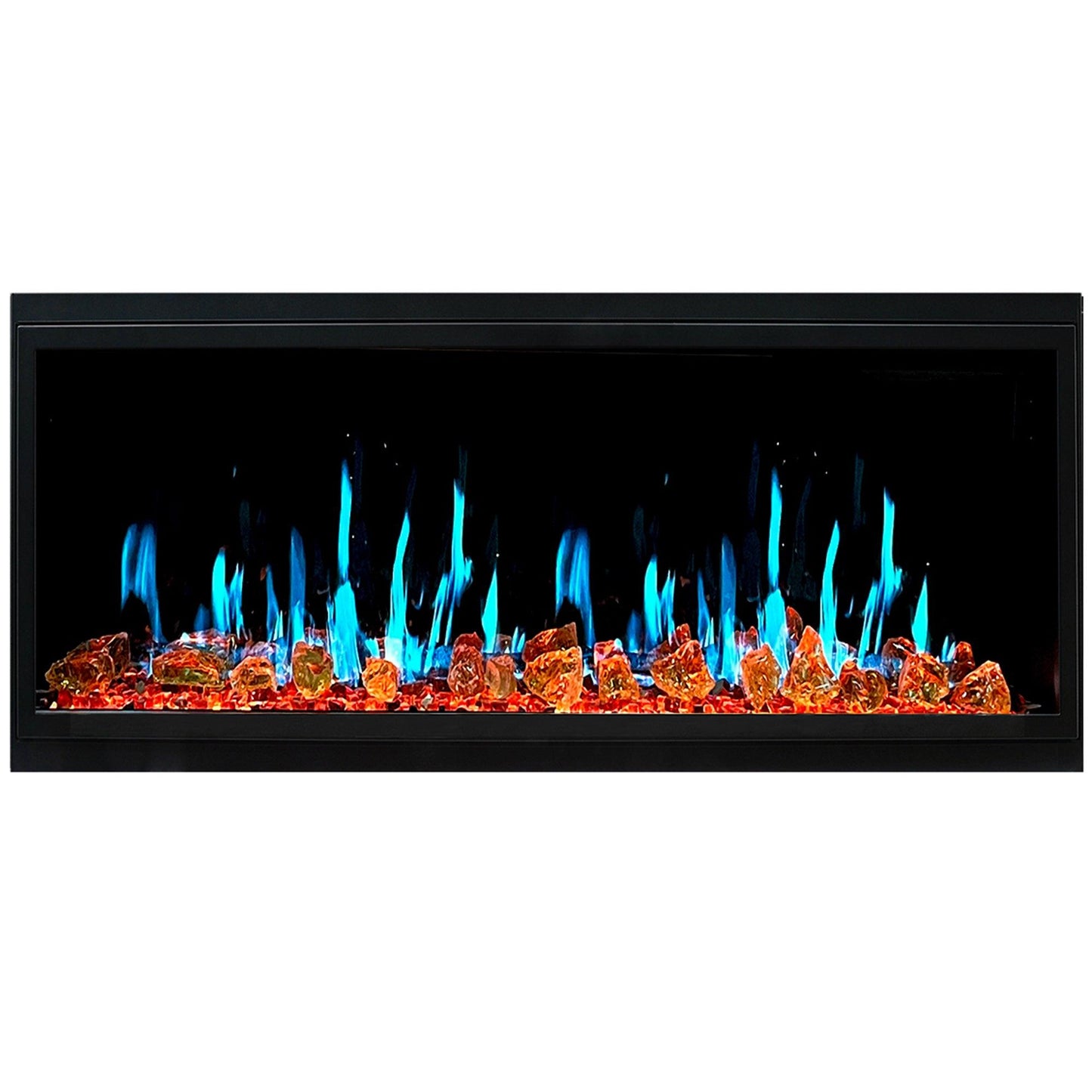 ZopaFlame™ 45" Linear Built-in Electric Fireplace - BG17455X - ZopaFlame Fireplaces