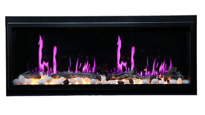 ZopaFlame™ 45" Linear Built-in Electric Fireplace - BP17455X - ZopaFlame Fireplaces