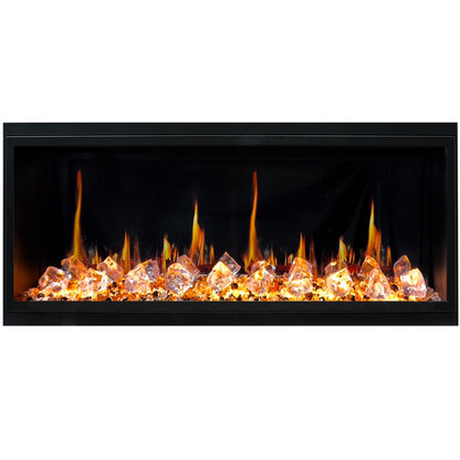 ZopaFlame™ 46" Linear Built-in Electric Fireplace - BC19455V - ZopaFlame Fireplaces