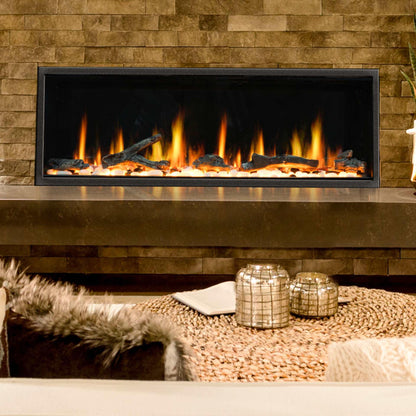 ZopaFlame™ 46" Linear Built-in Electric Fireplace - BP19455V - ZopaFlame Fireplaces