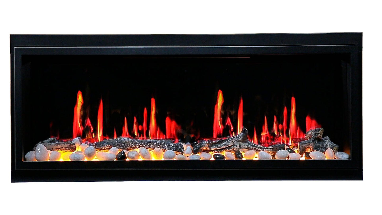 ZopaFlame™ 46" Linear Built-in Electric Fireplace - BP19455V - ZopaFlame Fireplaces