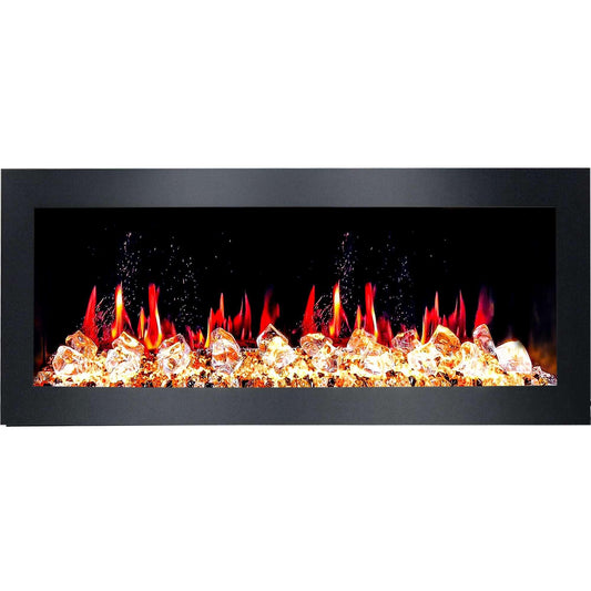 ZopaFlame™ 47" Linear Wall-mount Electric Fireplace - BC17488X - ZopaFlame Fireplaces