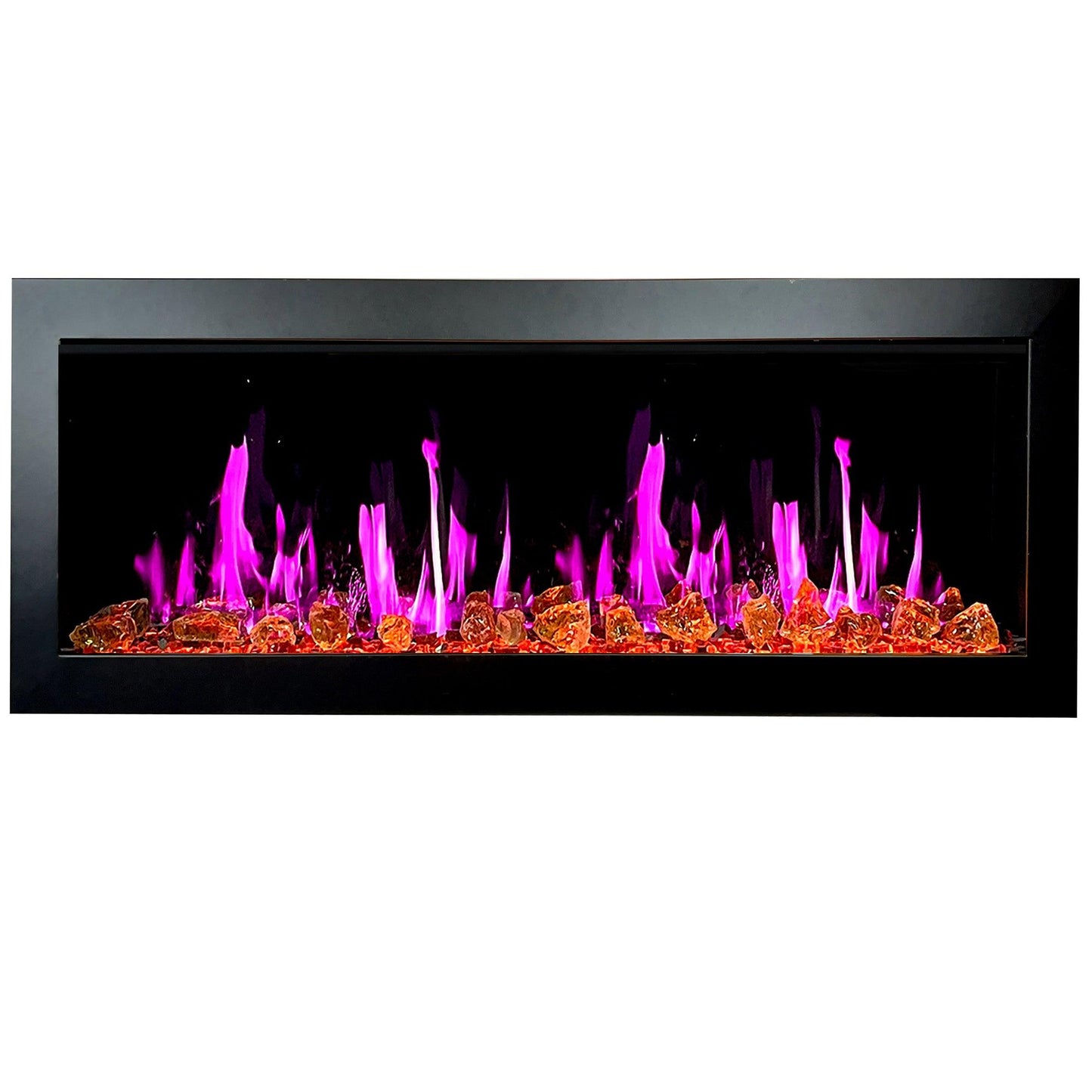 ZopaFlame™ 47" Linear Wall-mount Electric Fireplace - BG17488X - ZopaFlame Fireplaces