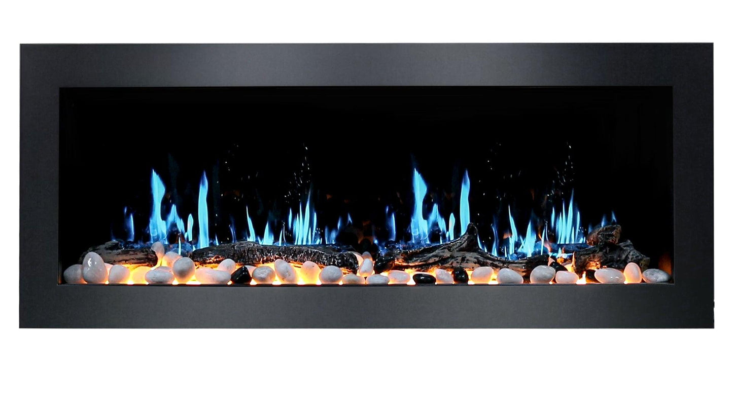 ZopaFlame™ 47" Linear Wall-mount Electric Fireplace - BP17488X - ZopaFlame Fireplaces