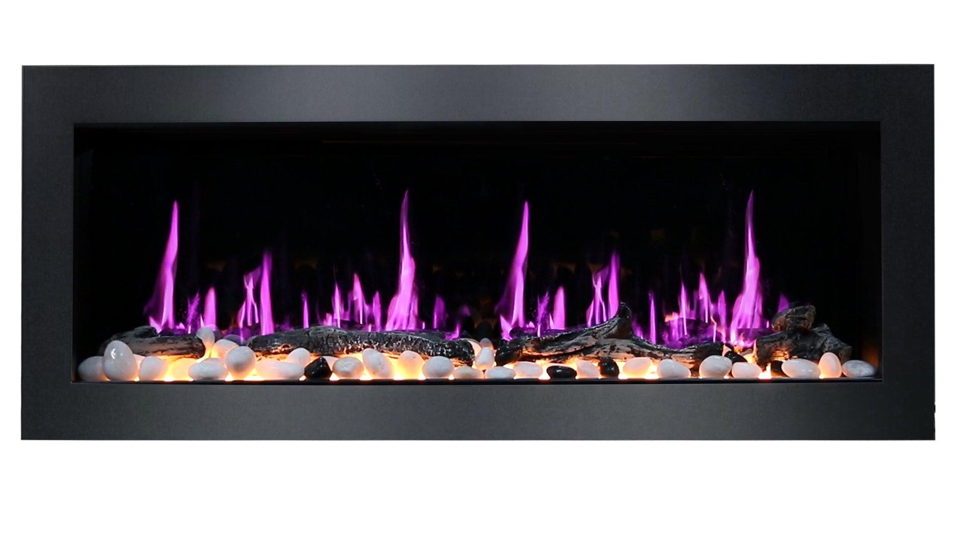 ZopaFlame™ 47" Linear Wall-mount Electric Fireplace - BP17488X - ZopaFlame Fireplaces