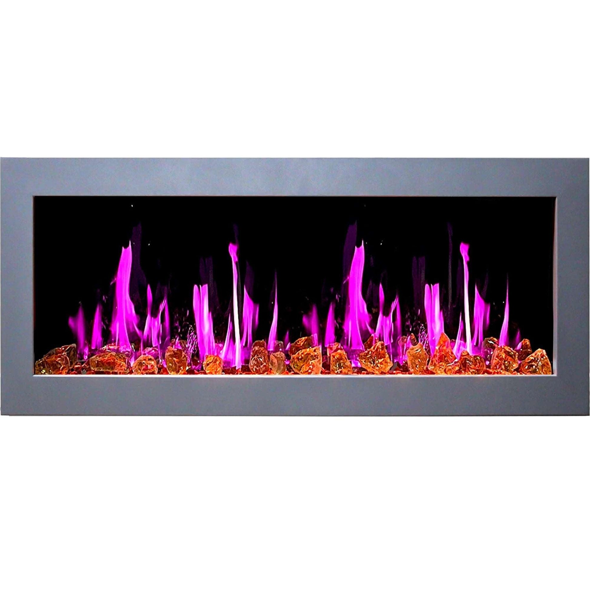 ZopaFlame™ 47" Linear Wall-mount Electric Fireplace - SG17488X - ZopaFlame Fireplaces