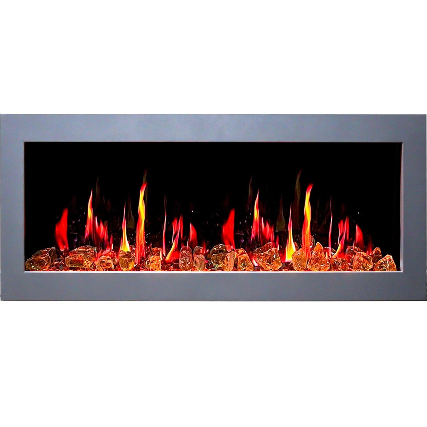 ZopaFlame™ 47" Linear Wall-mount Electric Fireplace - SG17488X - ZopaFlame Fireplaces