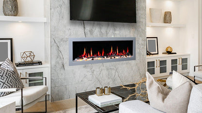 ZopaFlame™ 47" Linear Wall-mount Electric Fireplace - SP17488X - ZopaFlame Fireplaces