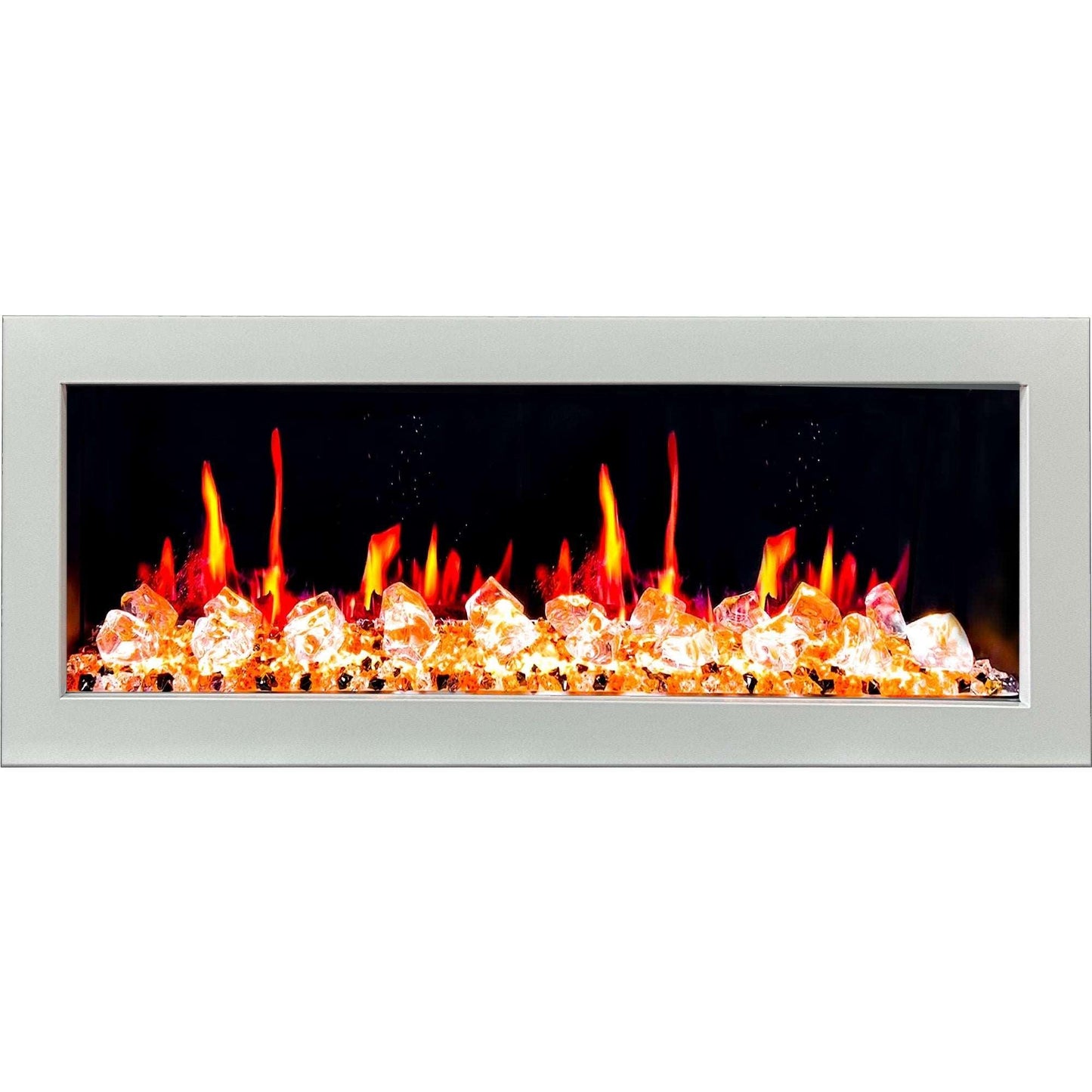 ZopaFlame™ 47" Linear Wall-mount Electric Fireplace - WC17488X - ZopaFlame Fireplaces