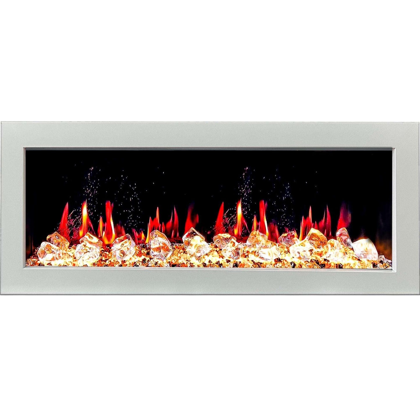 ZopaFlame™ 47" Linear Wall-mount Electric Fireplace - WC17488X - ZopaFlame Fireplaces