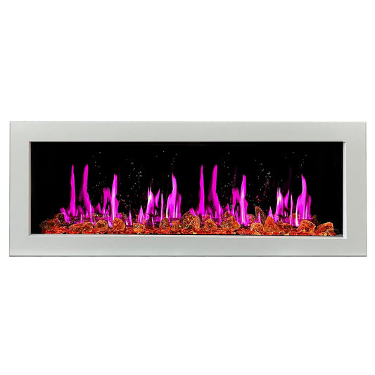 ZopaFlame™ 47" Linear Wall-mount Electric Fireplace - WG17488X - ZopaFlame Fireplaces