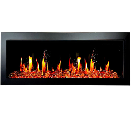 ZopaFlame™ 48" Linear Wall-mount Electric Fireplace - BG19488V - ZopaFlame Fireplaces