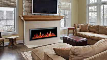 ZopaFlame™ 48" Linear Wall-mount Electric Fireplace - BG19488V - ZopaFlame Fireplaces