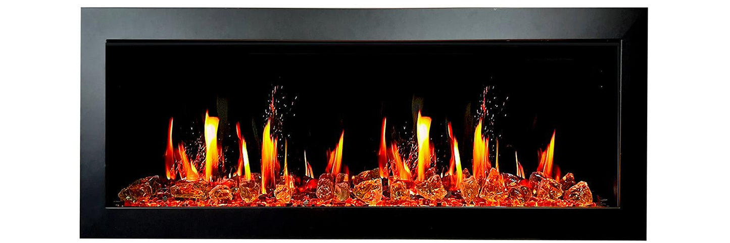 ZopaFlame™ 48" Linear Wall-mount Electric Fireplace - BG19488V - ZopaFlame Fireplaces