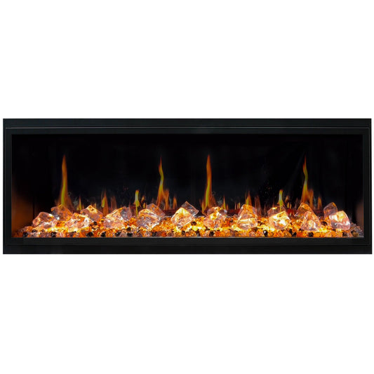 ZopaFlame™ 56" Linear Built-in Electric Fireplace - BC19555V - ZopaFlame Fireplaces