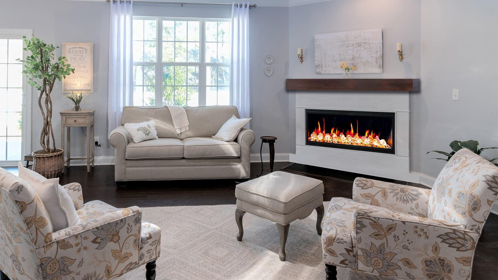 Zopaflame™ 56 Linear Built In Electric Fireplace Bc19555v Zopaflame Fireplaces