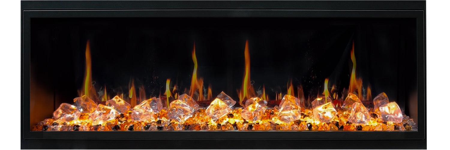 Zopaflame™ 56 Linear Built In Electric Fireplace Bc19555v Zopaflame Fireplaces