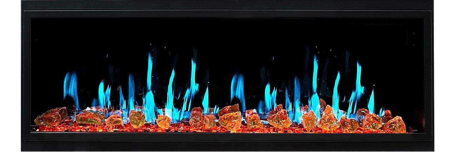 Zopaflame™ 56 Linear Built In Electric Fireplace Bg19555v Zopaflame Fireplaces