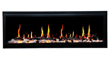 ZopaFlame™ 56" Linear Built-in Electric Fireplace - BP19555V - ZopaFlame Fireplaces