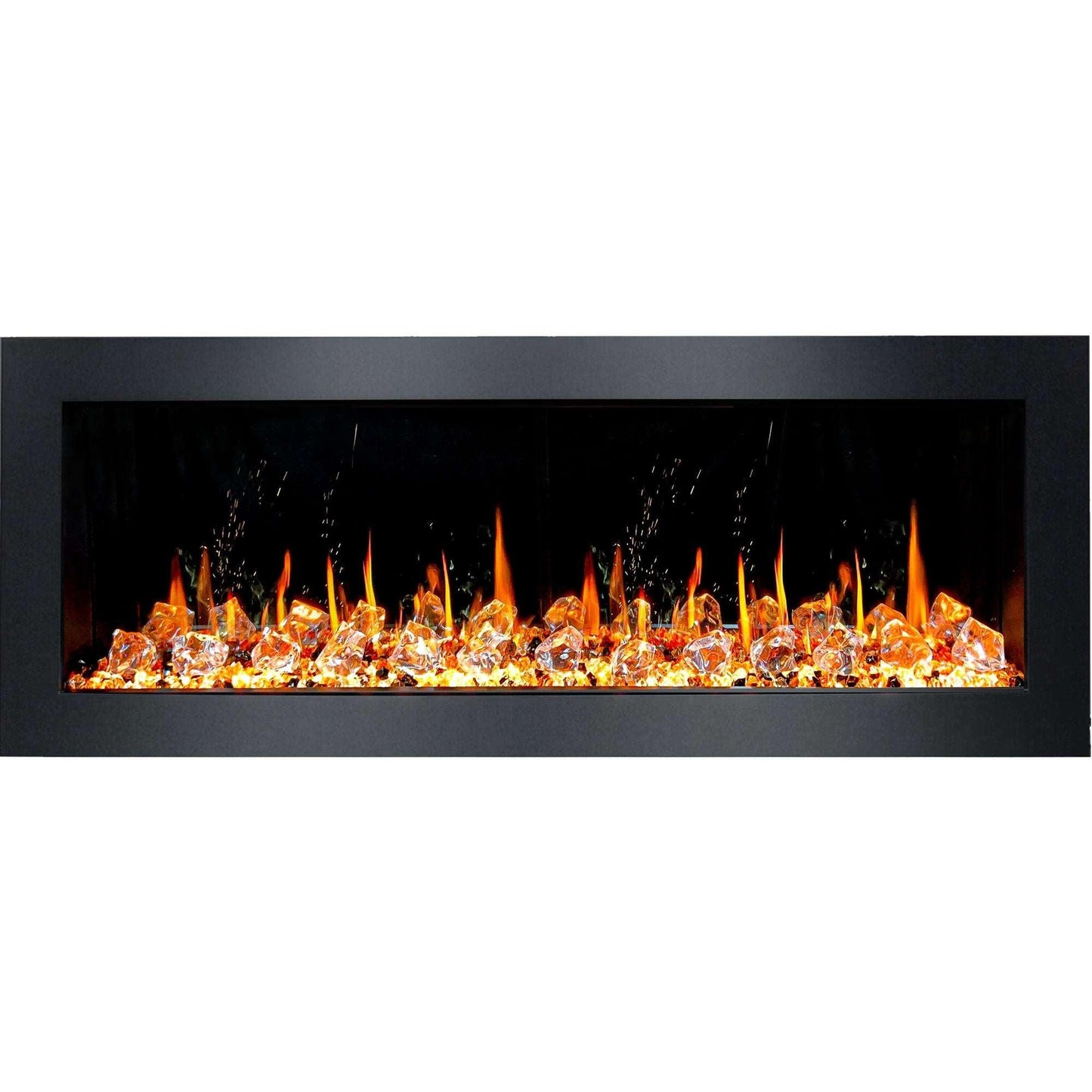 ZopaFlame™ 58" Linear Wall-mount Electric Fireplace - BC19588V - ZopaFlame Fireplaces