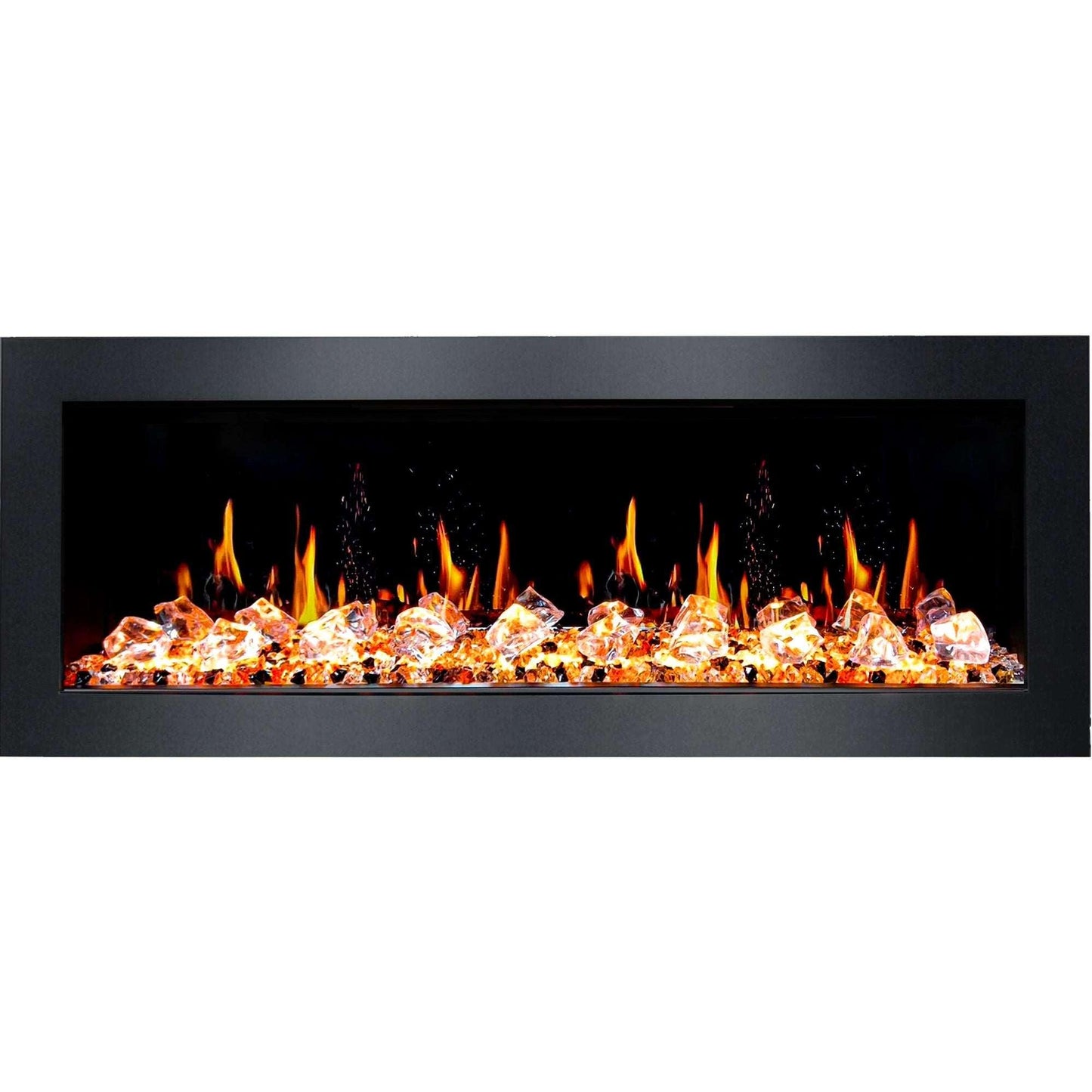 ZopaFlame™ 58" Linear Wall-mount Electric Fireplace - BC19588V - ZopaFlame Fireplaces